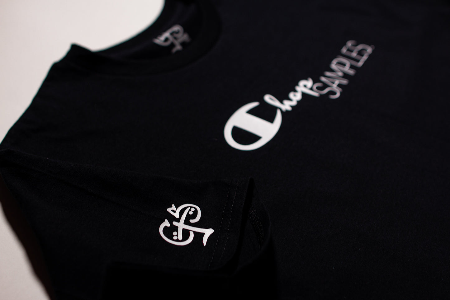 Chop Samples T-Shirt (Black/White)