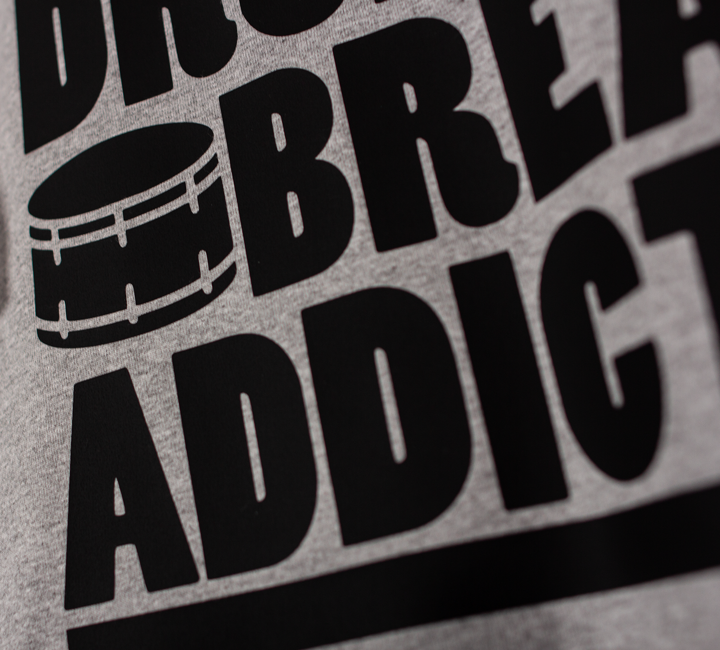 Drum Break Addict T-Shirt (Sport Grey/Black)