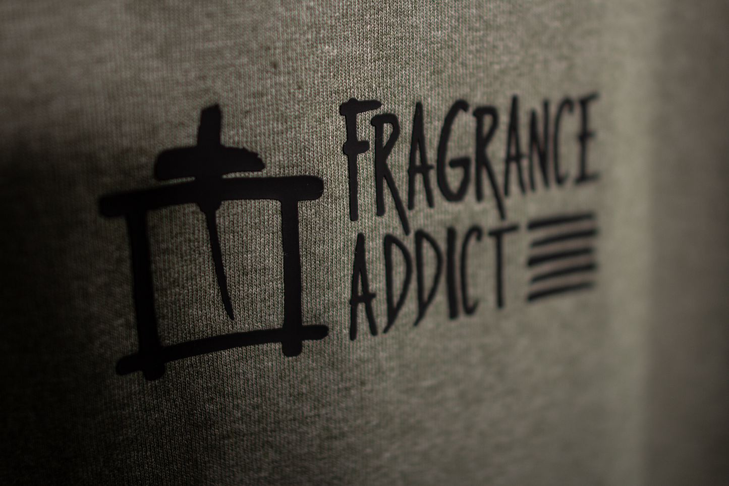 Fragrance Addict T-Shirt (Heather Military Green/Black)