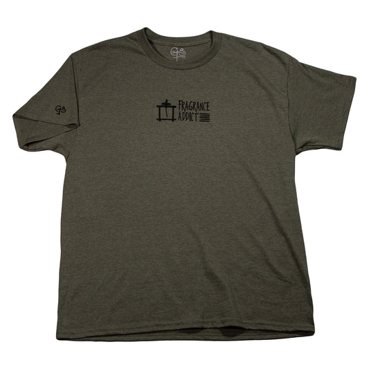 Fragrance Addict T-Shirt (Heather Military Green/Black)